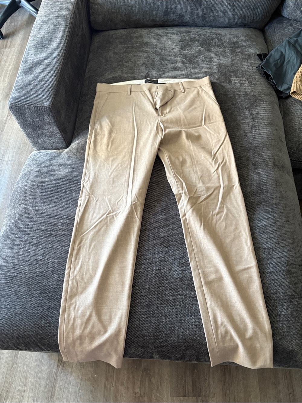 RW&CO. Men's Dress Pants in Light Tan